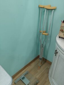 Костыли в углу и 21 день РДТ, водного голодания